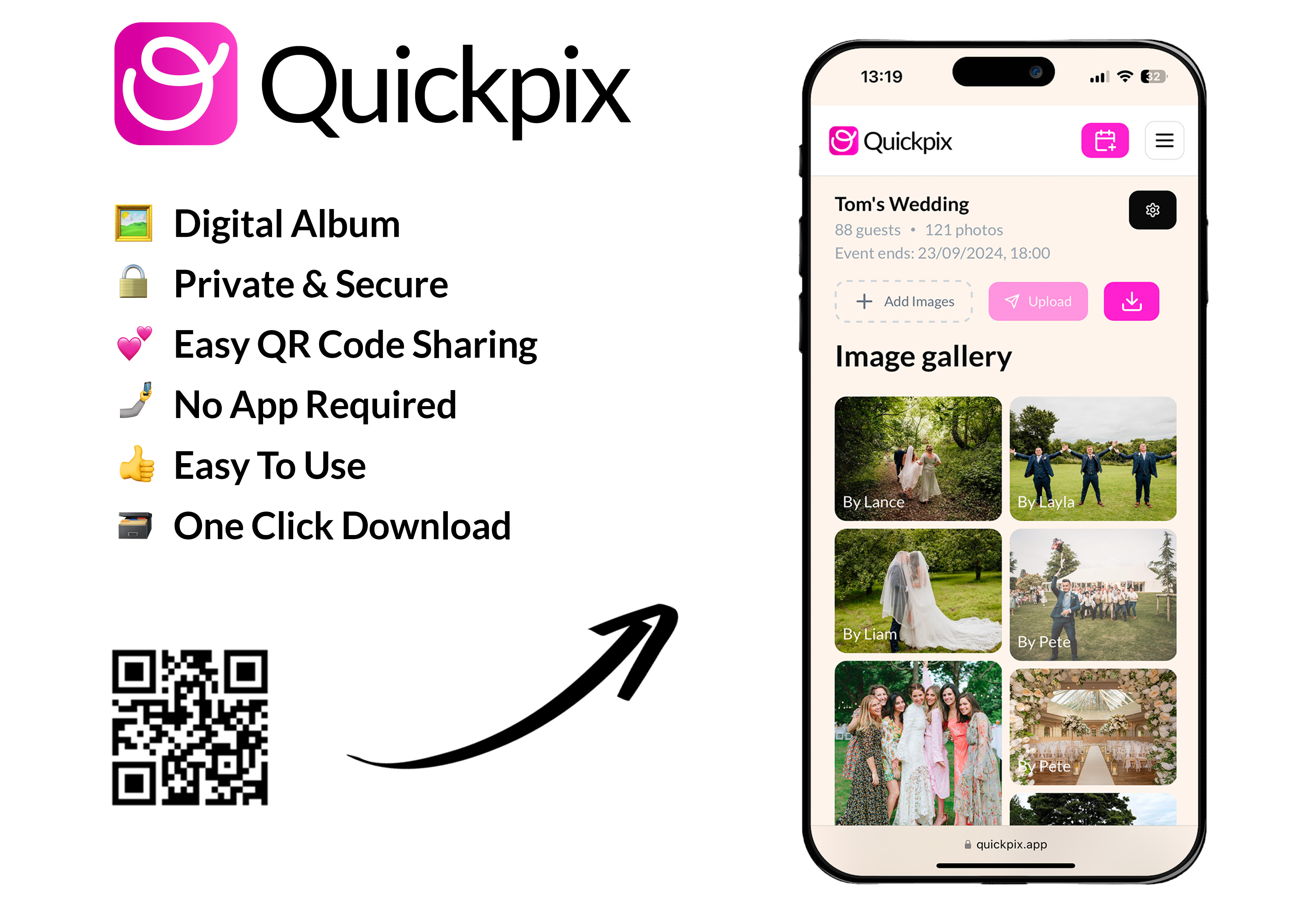benefits of quickpix for wedding pictures