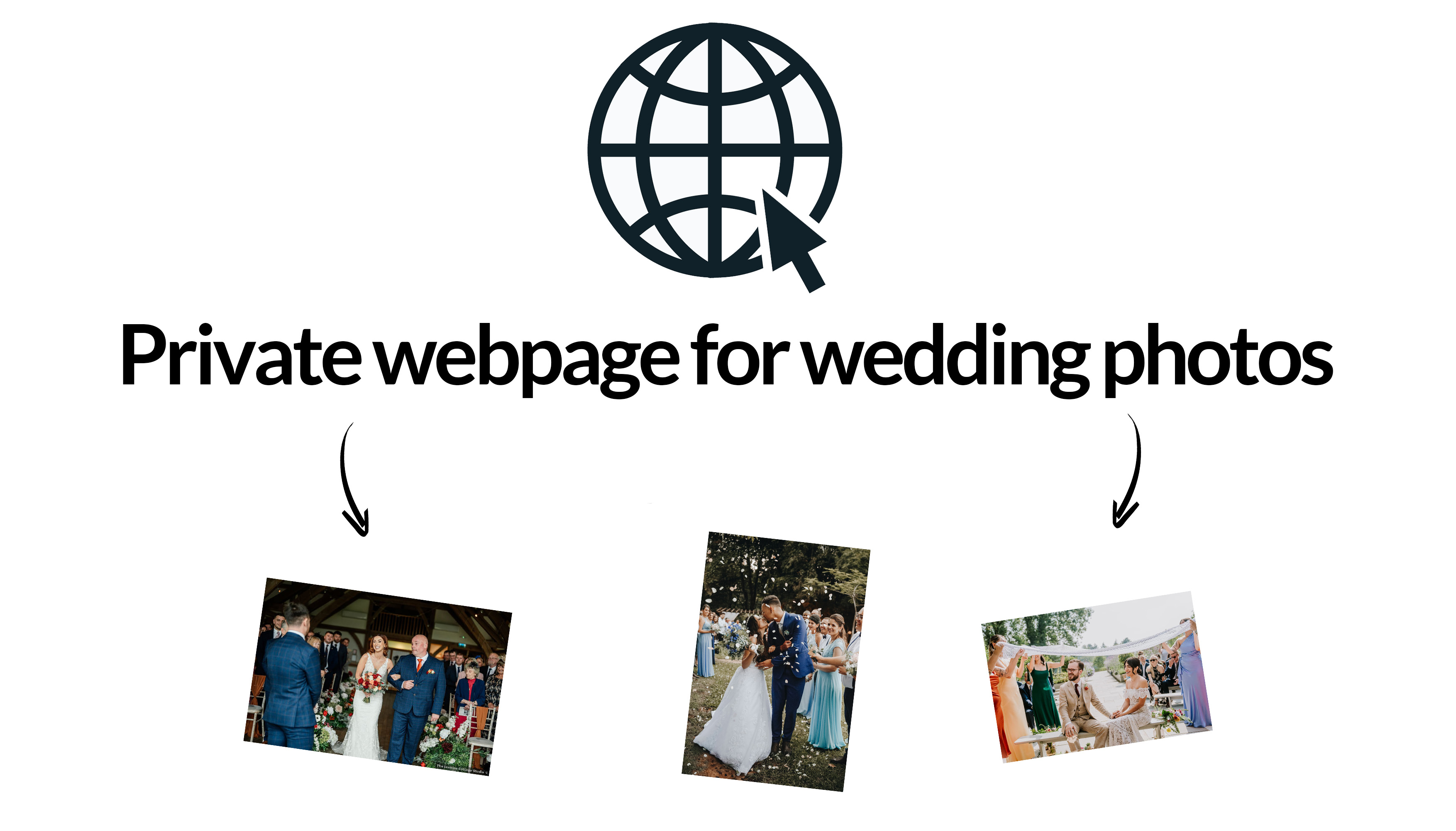 private webpage for wedding pictures